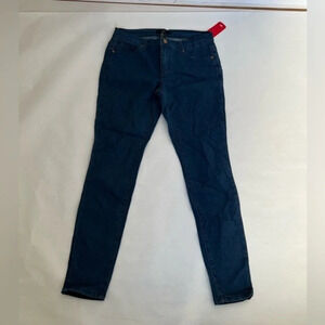XXI Jeans Womens Size 27 Skinny Dark Blue Denim Mid Rise Stretch NWT